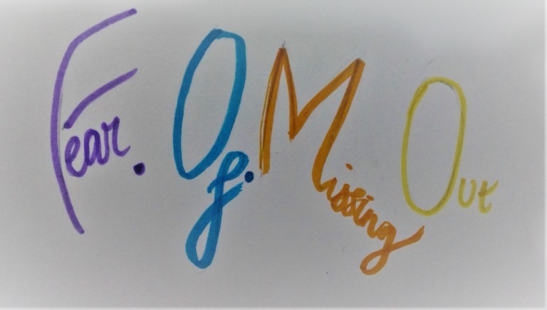 FOMO in writing