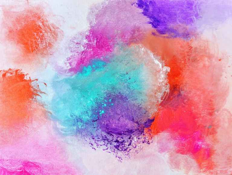 multicolored abstract painting